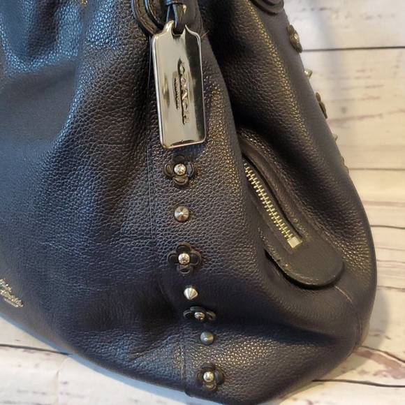 Coach Navy Blue Shoulder Bag - Picture 5 of 9